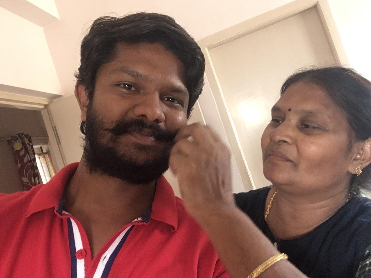 Sir and his wife at home